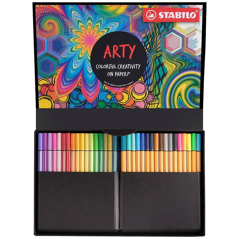 STABILO® 68-Piece ARTY 34 point 88 & 34 Pen 68 Hero Set