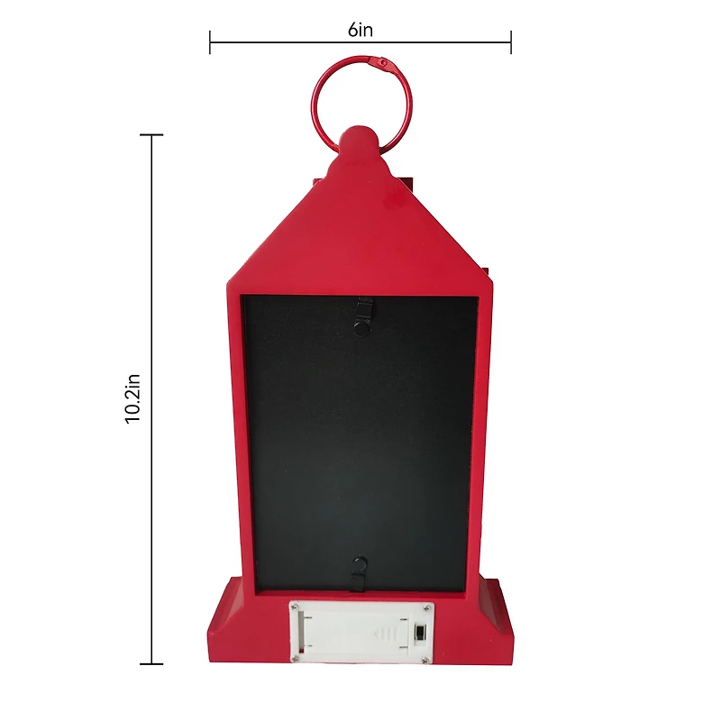 4" x 6" Red Lantern LED Photo Frame by Studio Décor®