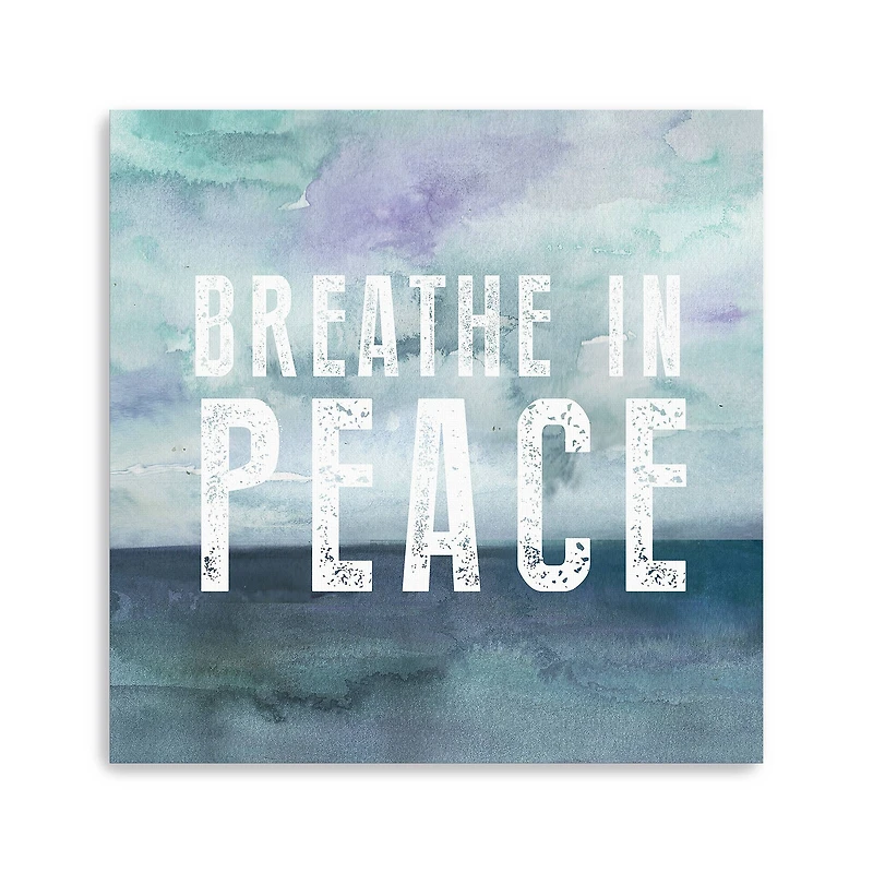Breath Peace Canvas Giclee