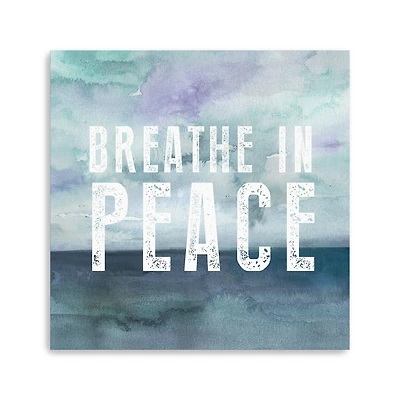 Breath Peace Canvas Giclee