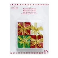 Mini Red, White & Green Gifts, 4ct. by Ashland®