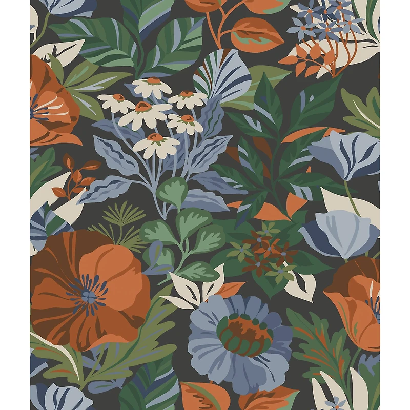 RoomMates Poppy Fields Peel & Stick Wallpaper