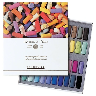 Sennelier 40 Color Half Stick Soft Pastel Set