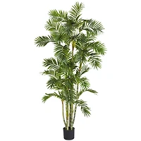 6ft. Potted Areca Palm Silk Tree
