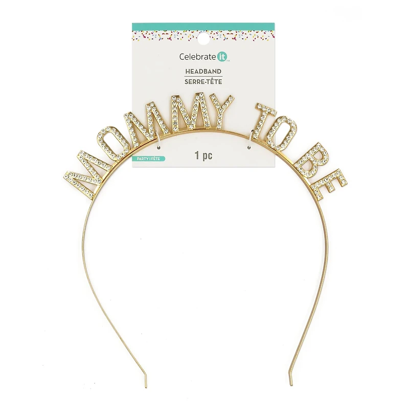 Gold Mommy to Be Headband by Celebrate It™