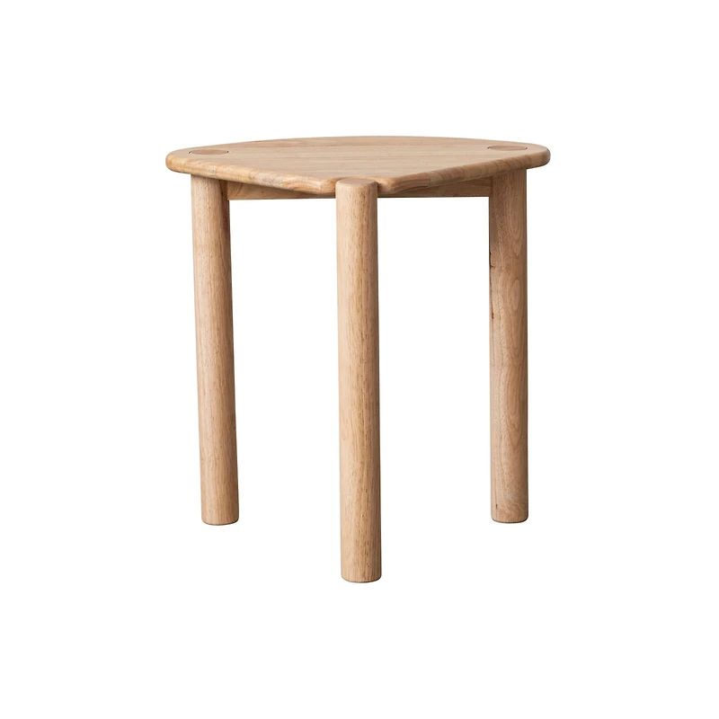 Hello Honey® Natural Rubberwood Side Table