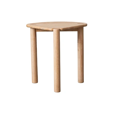 Hello Honey® Natural Rubberwood Side Table