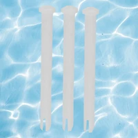Swim Central 5.5" White Long Lock Pins for Poles & Vacuum Handles for Swimming Pool, 3ct.