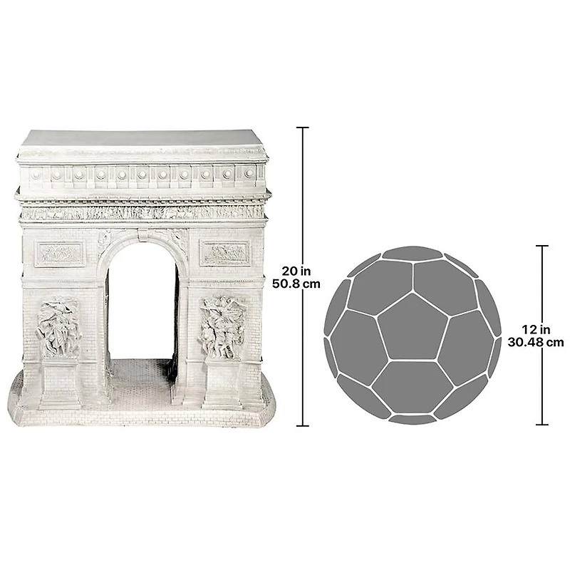 Design Toscano 20" Arc de Triomphe Sculptural Table