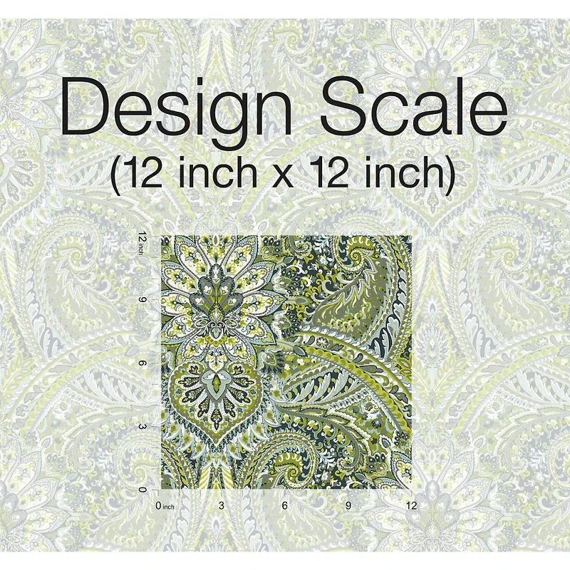 RoomMates Swept Away Green Peel & Stick Wallpaper