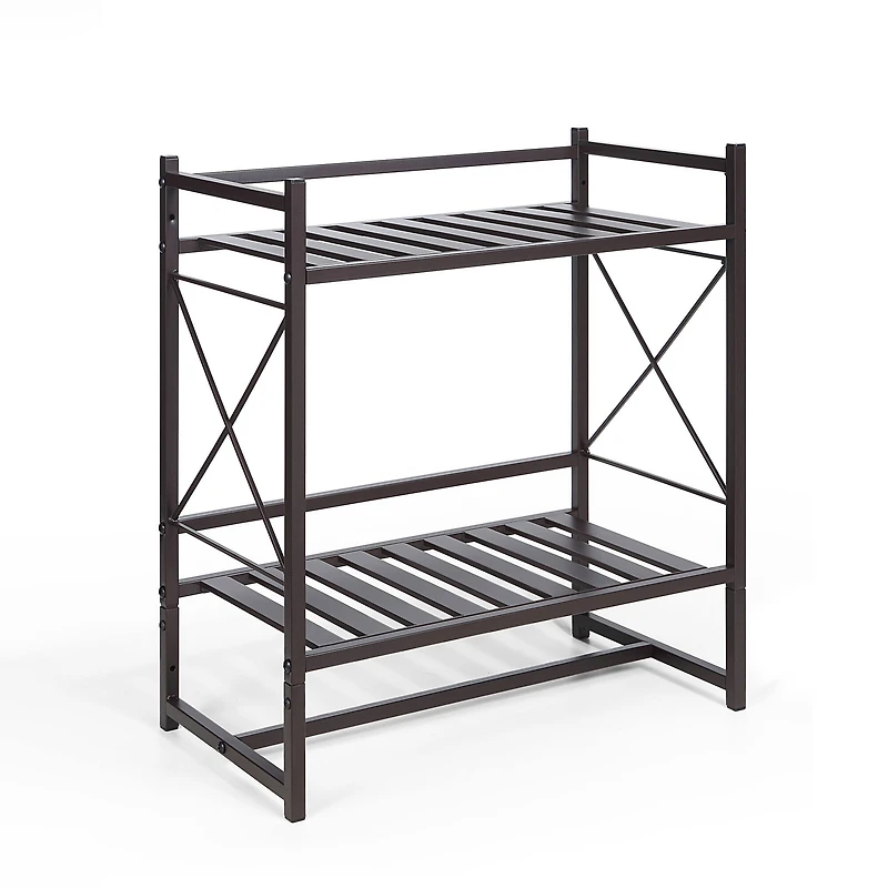 SunnyPoint 20" 2-Tier Metal Shelf
