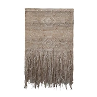 Hello Honey® Bohemian Embroidered Jute Wall Hanging