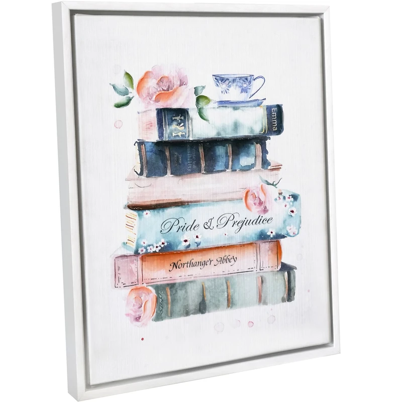 12" x 15" Classic Romantic Literature Wall Art in White Frame by Ashland®