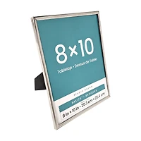 Basics™ 8" x 10" Silver Rounded Metal Frame by Studio Décor®