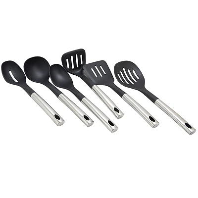 Better Chef Silver Nylon Kitchen Utensil Set, 6ct.