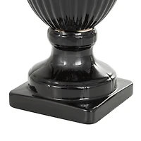 Black Ceramic Decorative Jar