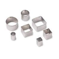 Square & Circle Premium Clay Cutters By Craft Smart®