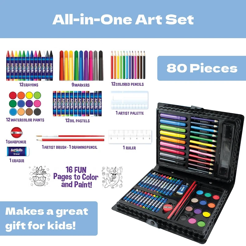 ArtSkills® 80 Piece Mega Art Set