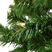 4.5ft. Pre-Lit Pendleton Spruce Full Artificial Christmas Tree, Clear Lights