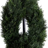 8ft. UV-Resistant Double Pond Cypress Spiral Topiary