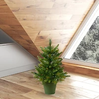 2ft. Unlit Cashmere Pine Artificial Christmas Tree in Pot