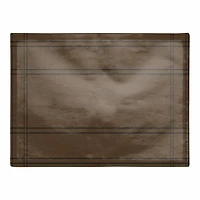 Brown Plaid Fall Lines Poly Twill Placemat