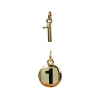 Charmalong™ 14K Gold Plated Number Charms by Bead Landing™