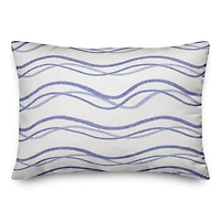 Delicate Squiggles Indoor/Outdoor Lumbar Pillow
