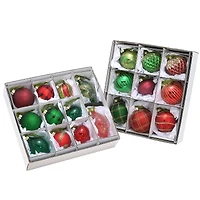 20ct. Rural Homestead Collection Glass Ornaments