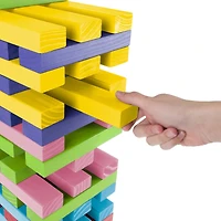 Toy Time Nontraditional Giant Wooden Blocks Tower Stacking Game