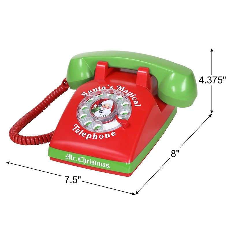 Mr. Christmas 8" Santa's Magical Telephone™