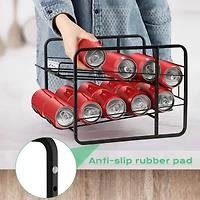 NEX™ 12oz. 20-Can Capacity Black Beverage Organizer and Dispenser