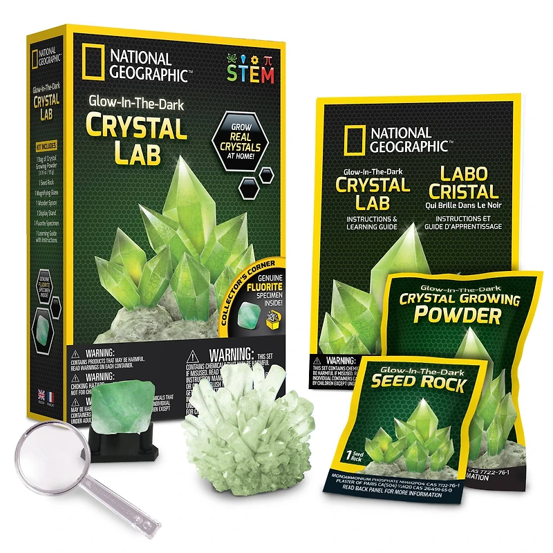 National Geographic™ Glow-In-The-Dark Crystal Lab