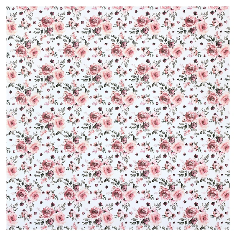 Pink Roses Cardstock by Recollections