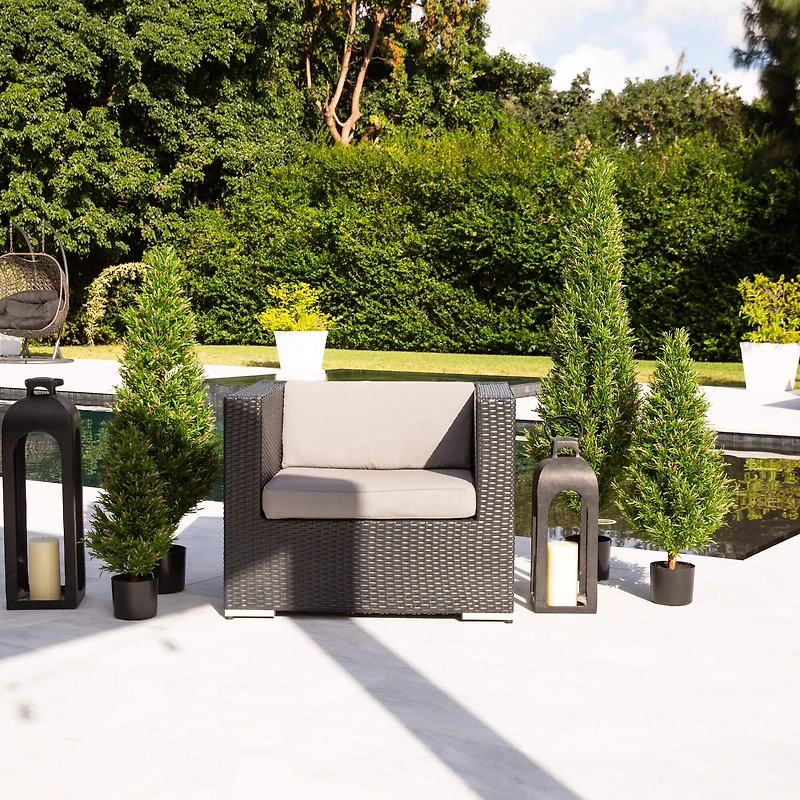 2ft. Potted UV Resistant Rosemary Cone Topiary Tree