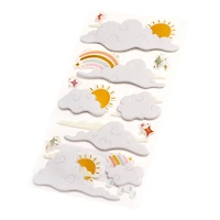 12 Pack: Cloud & Rainbow Dimensional Stickers by Recollections™