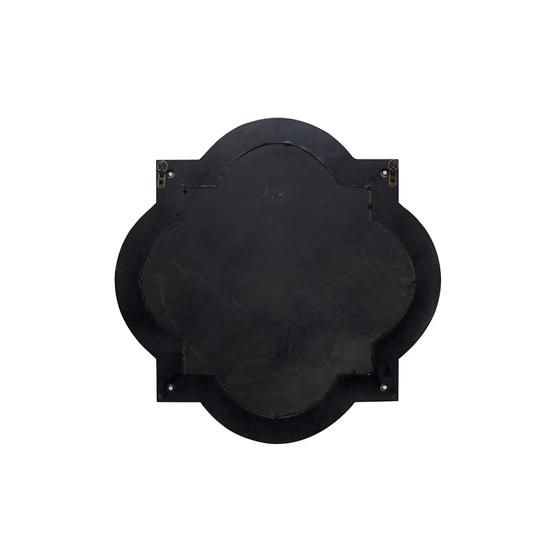 White Farmhouse Wood Wall Mirror, 30" x 30"