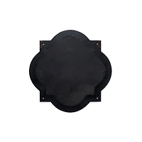 White Farmhouse Wood Wall Mirror, 30" x 30"