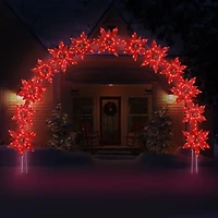 Mr. Christmas Illuminated Poinsettia Arch