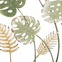 30" Green Modern Iron Wall Décor