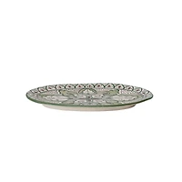 Hello Honey® 16.5" Garden Tapestry Stoneware Platter