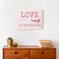 Love Is In The Air 14" x 11' Canvas Wall Art