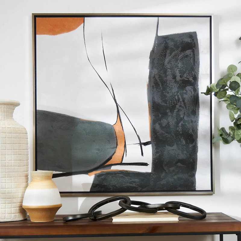 The Novogratz Abstract Lines & Shapes Framed Wall Art