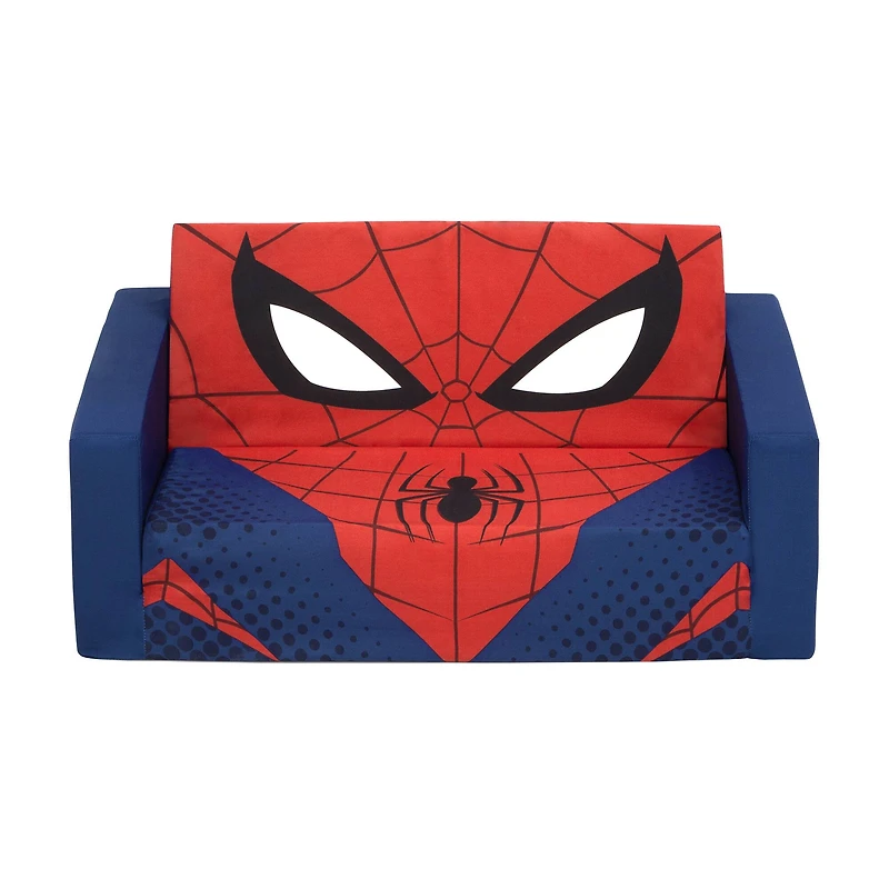 Marvel Spider Man Cozee Flip Out 2 In 1 Convertible Sofa To Lounger For Kids 