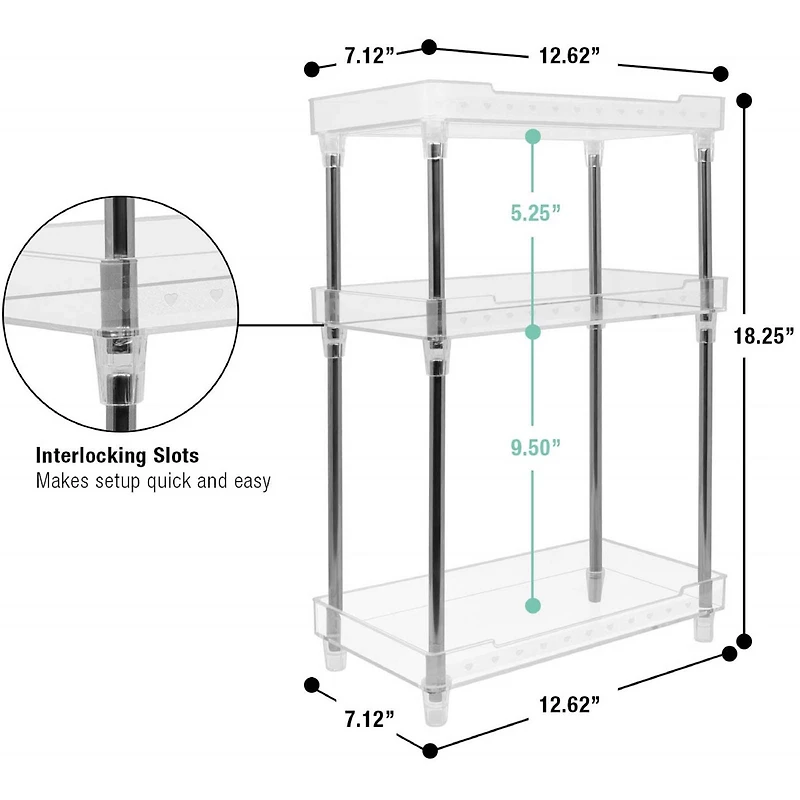 Sorbus 14.25" Tray Shelf Stand