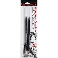 General's® Pure Woodless Graphite Pencil Set, Extra Soft
