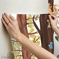 RoomMates Forest Animal Hide & Seek Peel & Stick Wall Mural