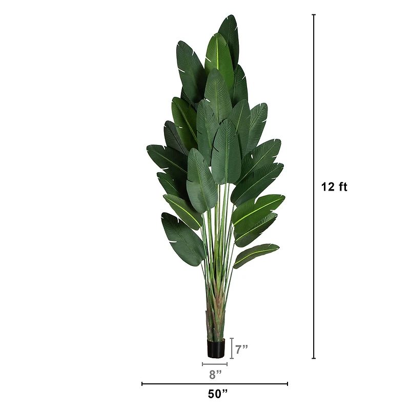 12ft. Artificial Travelers Palm Tree