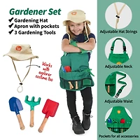 Bintiva Scienctist Explorer Gardening Dress Up & Drama Play Trunk Set