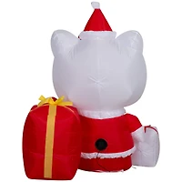4ft. Airblown® Inflatable Christmas Hello Kitty® with Presents